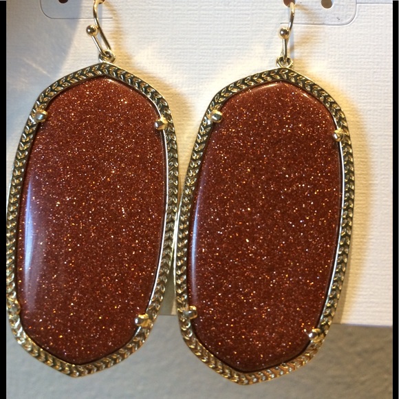 Kendra Scott Jewelry - Kendra Scott Goldstone Danielle Earrings w/Box